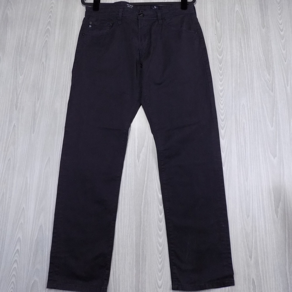 AG Adriano Goldschmied The Tellis Pants Mens 34R Navy Blue Modern Slim EUC